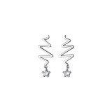 Cumpara ieftin Cercei Din Argint 925 model - ZIG ZAG- cod ARG62C, Argintboutique