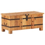 Cumpara ieftin Cufar, 90 x 40 x 40 cm, lemn masiv de acacia