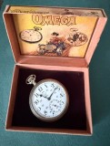 Ceas de buzunar OMEGA pentru Caile Ferate Romane CFR