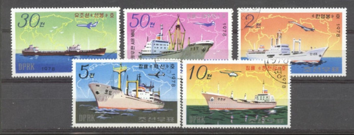 Korea 1978 Ships, used AT.005