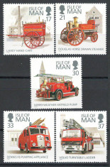 Isle of Man 1991 Mi 473/77 - Pompieri foto