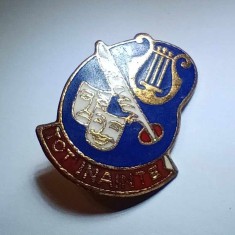 Insigna cu ac, pionier Tot inainte - 1