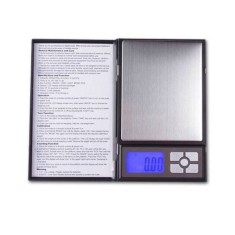 Cantar electronic de buzunar stil notebook capacitate 500g, diviziune 0 01 g foto