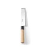 Cumpara ieftin Cutit japonez &quot;Nakiri&quot;, serie de top, lama otel carbon, maner traditional lemn, lama 18cm / cutit 32.5 cm, grosime lama 4 mm din aliaj carbon, Hendi