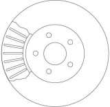 Disc frana fata TRW DF4147