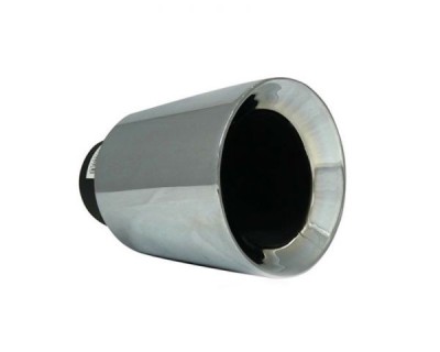 Duza de Evacuare Masina Argint Sport Tuning 140mm foto