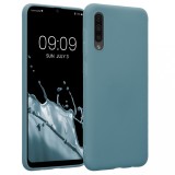 Husa Kwmobile pentru Samsung Galaxy A50, Silicon, Verde, 48054.207, Carcasa