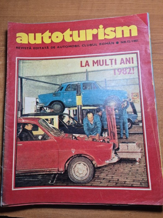 revista autoturism decembrie 1981