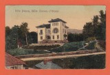 AMS @ - VILA JLIESCU, BAILE GOVORA (VALCEA) 1909, goarna postala, CIRCULATA