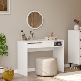 Masuta toaleta Vesanto 100x44,5x75cm alb [en.casa] HausGarden Leisure