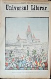 Revista Universul Literar nr.39/1898 pe coperta Inaugurarea monumentului Tarului Alexandru II la Moscova