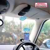 Car Kit Bluetooth Headset, Hands Free, fixare parasolar, Bluetooth V4.0 + HFP, HSP, A2DP, timp vorbire 17 ore, Streetwize