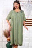 Rochie de ocazie Faro Olive - 62Marimea, Yves
