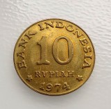 Indonezia - 10 Rupiah 1974 UNC