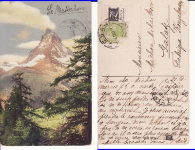 Ilustrata Elvetia-Matterhorn - Alpi foto
