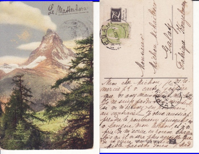 Ilustrata Elvetia-Matterhorn - Alpi