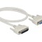 Cablu D-Sub 25pin, 0,5m, bej