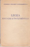 AS - LEGEA EDUCAȚIEI ȘI &Icirc;NVĂȚĂM&Acirc;NTULUI 1978