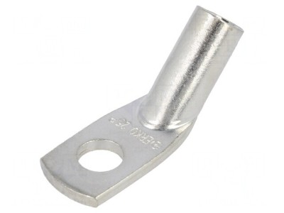 V&amp;acirc;rf Inelar Tubular M8 25mm2 Crimpat Unghi 45&amp;deg; foto