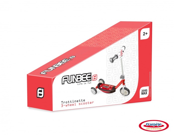 Funbee - Trotineta Cu 3 Roti Unisex Funbee - Trotineta Cu 3 Roti Unisex