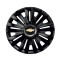Set 4 capace roti Negre Cu Inel Cromat Royal R16 Compatibil Cu Chevrolet