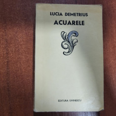 Acuarele de Lucia Demetrius