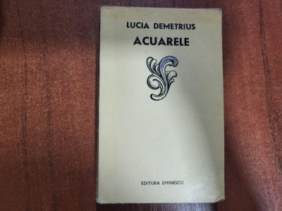 Acuarele de Lucia Demetrius foto