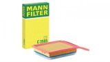 Filtru de aer auto original MANN-FILTER C 3585 pentru CITROEN, FIAT, MITSUBISHI, PEUGEOT, TOYOTA- RESIGILAT