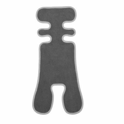 Protectie antitranspiratie universala, pentru scaun auto si carucioare copii, Gri Inchis foto