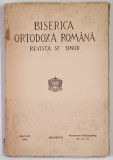 BISERICA ORTODOXA ROMANA , REVISTA SF. SINOD , ANUL LII , NUMERELE 11 - 12 , NOEMVRIE - DECHEMVRIE , 1934