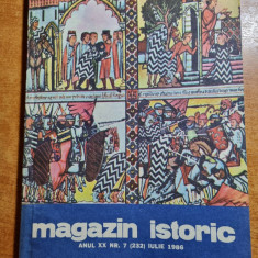 Revista Magazin Istoric - iulie 1986