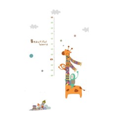 Sticker decorativ, masuratoare cu animalute 160 cm, 121STK