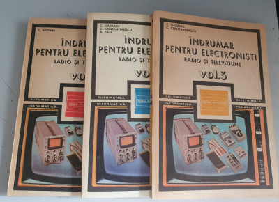 Indrumar pentru electronisti 3 vol-C.Gazdaru,C.Constantinescu foto