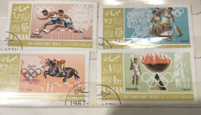 (M) Timbre serii Straine Ajman foto