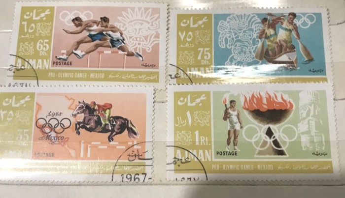 (M) Timbre serii Straine Ajman