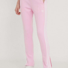 adidas Originals pantaloni de trening Adicolor Classic SST culoarea roz, cu imprimeu, IR8076