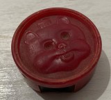 Ascutitoare romanească veche, PROSIB, forma de pisica, perioada comunista, rara, Sibiu / de colectie / istorie / jucarii