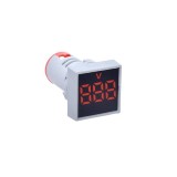 Voltmetru Patrat de Panou elSales ELS-22VMS/R, Diametru 22 mm, Temperatura de mediu -10˚C + 50˚C, Iluminare