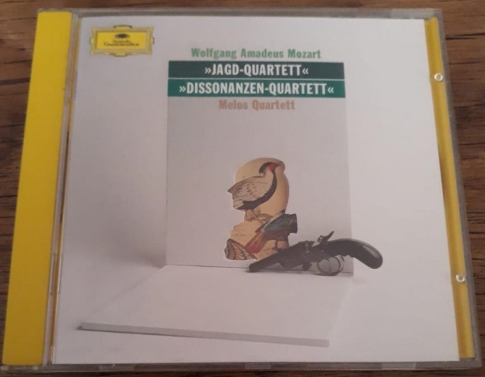 CD Mozart - Melos Quartet &lrm;&ndash; Jagd-Quartett / Dissonanzen - Quartett