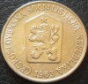 Moneda 25 HALERU - RS CEHOSLOVACIA, anul 1963 * cod 4202, Europa, Aluminiu