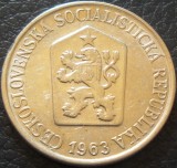 Cumpara ieftin Moneda 25 HALERU - RS CEHOSLOVACIA, anul 1963 * cod 4207