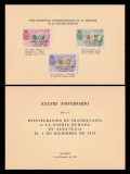 1956 Exil Romania, Carnet Unirea Romanilor cu Transilvania, Alba Iulia 1918