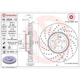 Set disc frana Mercedes Clasa C (W205) 07.13-02.23, Clasa C Convertible (A205) 06.16-04.23, Clasa C Coupe (C205) 10.15-04.23, Clasa C T-Model (S205), BREMBO