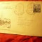 Plic FDC DDR 1953 - Ziua Marcii Postale ,stamp. K.Marx