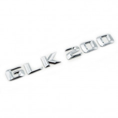 Emblema GLK 200 pentru spate portbagaj Mercedes