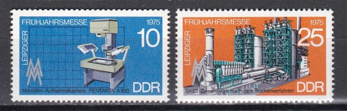 Germania RDG 1975 - T&acirc;rgul de primăvară de la Leipzig, MNH