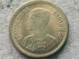 THAILANDA-5 SATANG 1957, Asia, Bronz-Aluminiu