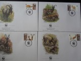 Armenia-WWF, fauna-set complet FDC