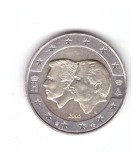 Moneda 2 euro Belgia 2005 Uniunea economica Belgia-Luxemburg, stare buna, curata