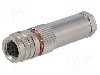 Conector M8, 5 pini, clasa etanseitate IP67, BULGIN - PXMBNI08FBF05BSC